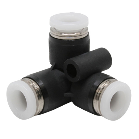 Đầu nối khí nén - khớp nối 3 cổng dạng khuỷu tay Pisco PVU1/4 Đầu nối khí nén - khớp nối 3 cổng dạng khuỷu tay Pisco PVU1/4